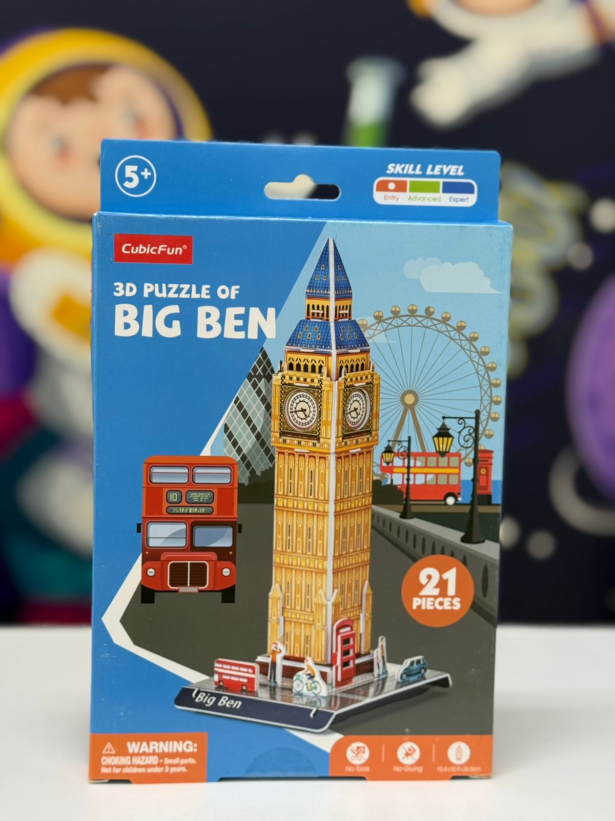 3D Puzzle Big Ben CubicFun 21 piezas